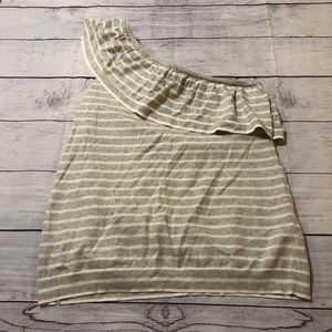 J. Crew One Shoulder Top Size L